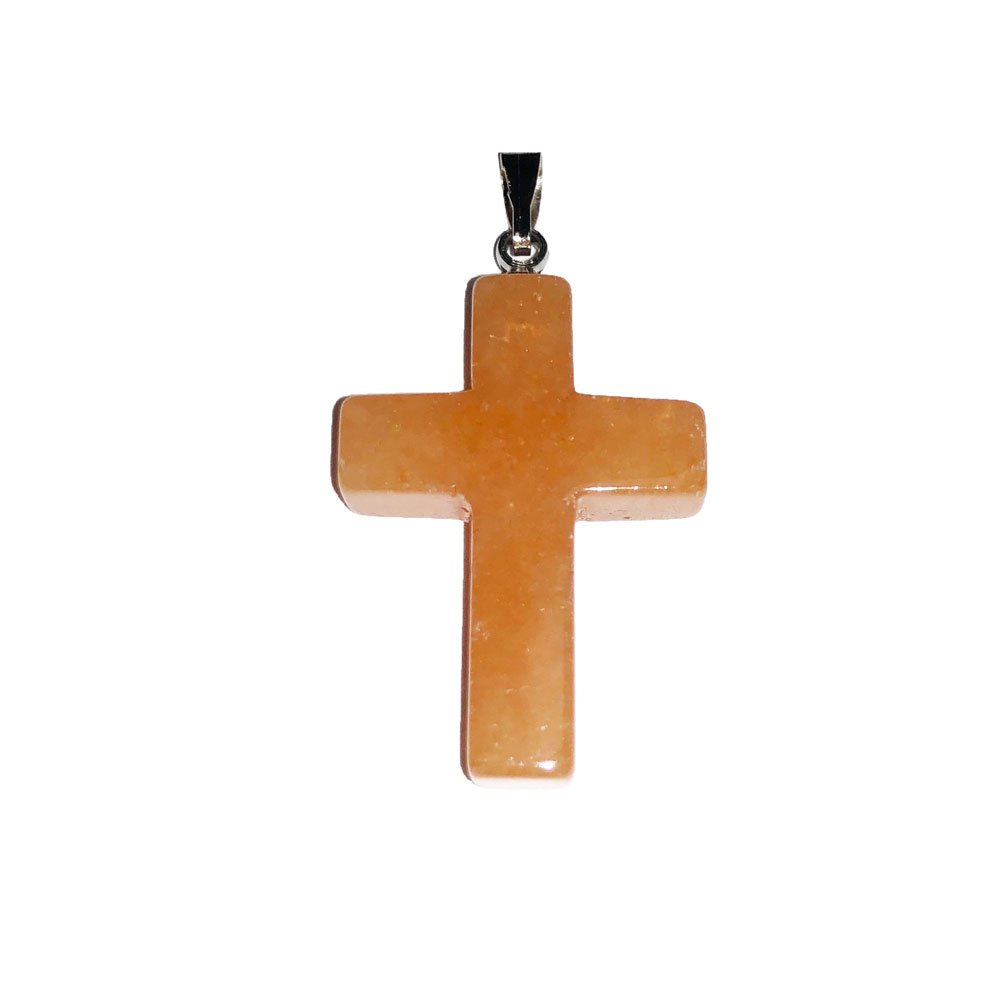 Ciondolo Avventurina Rossa – Croce