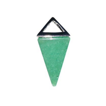 Ciondolo Avventurina – Piramide in Argento
