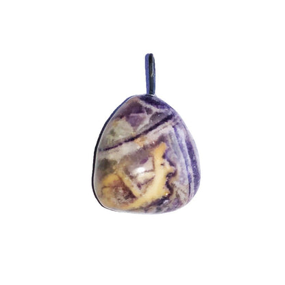 Ciondolo in charoite – Pietra burattata