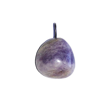Ciondolo in charoite – Pietra burattata