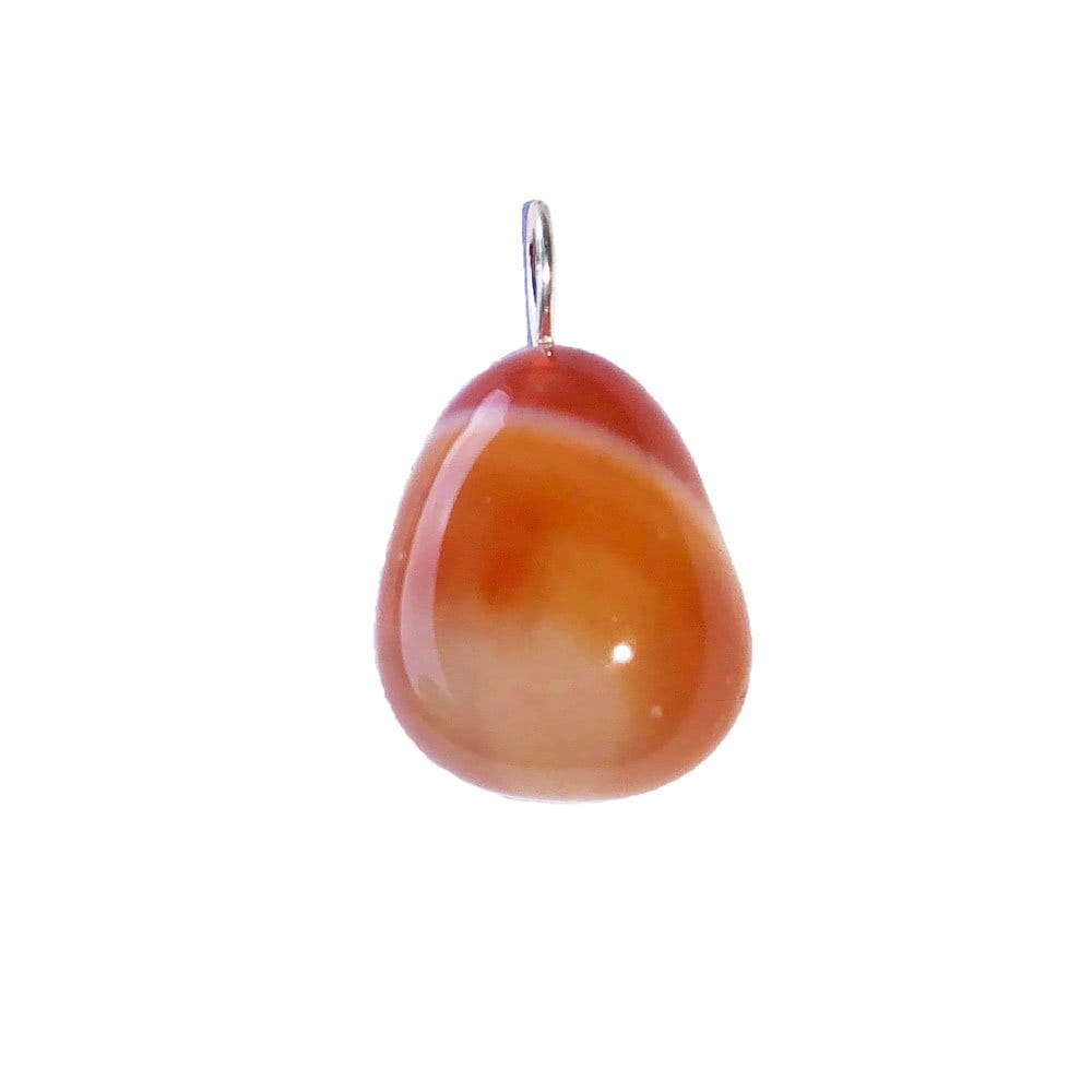 Ciondolo in corniola – Pietra burattata