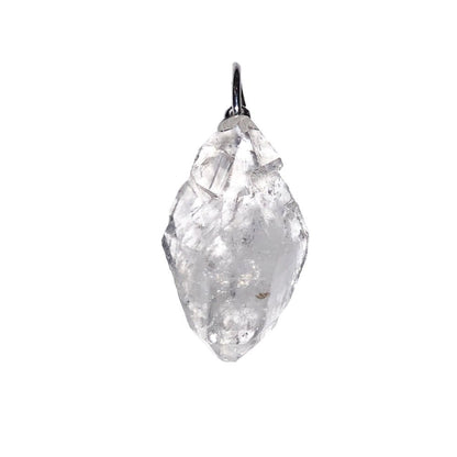 Ciondolo in diamante herkimer – Pietra grezza