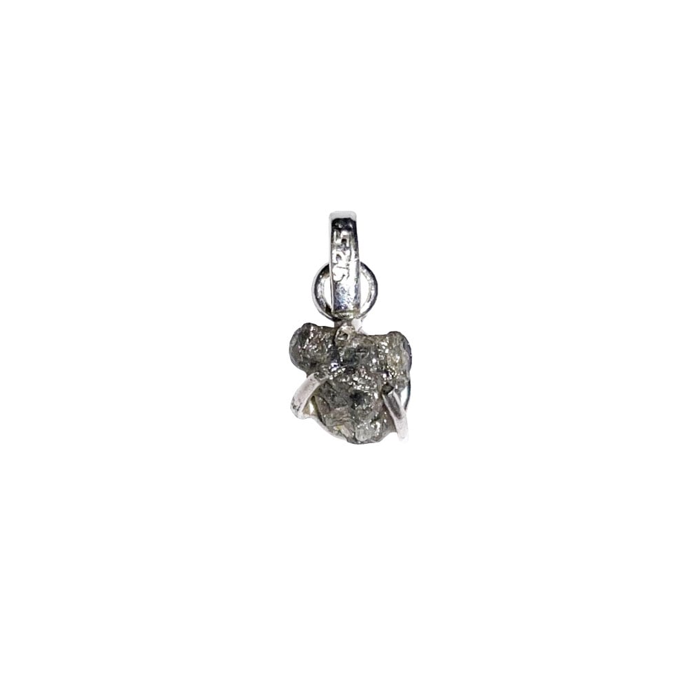 Ciondolo in diamante nero – Pietra grezza