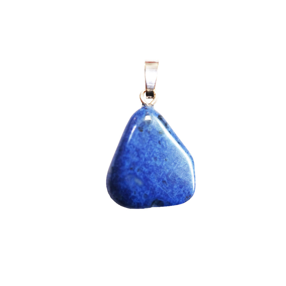 Ciondolo in Dumortierite – Pietra burattata