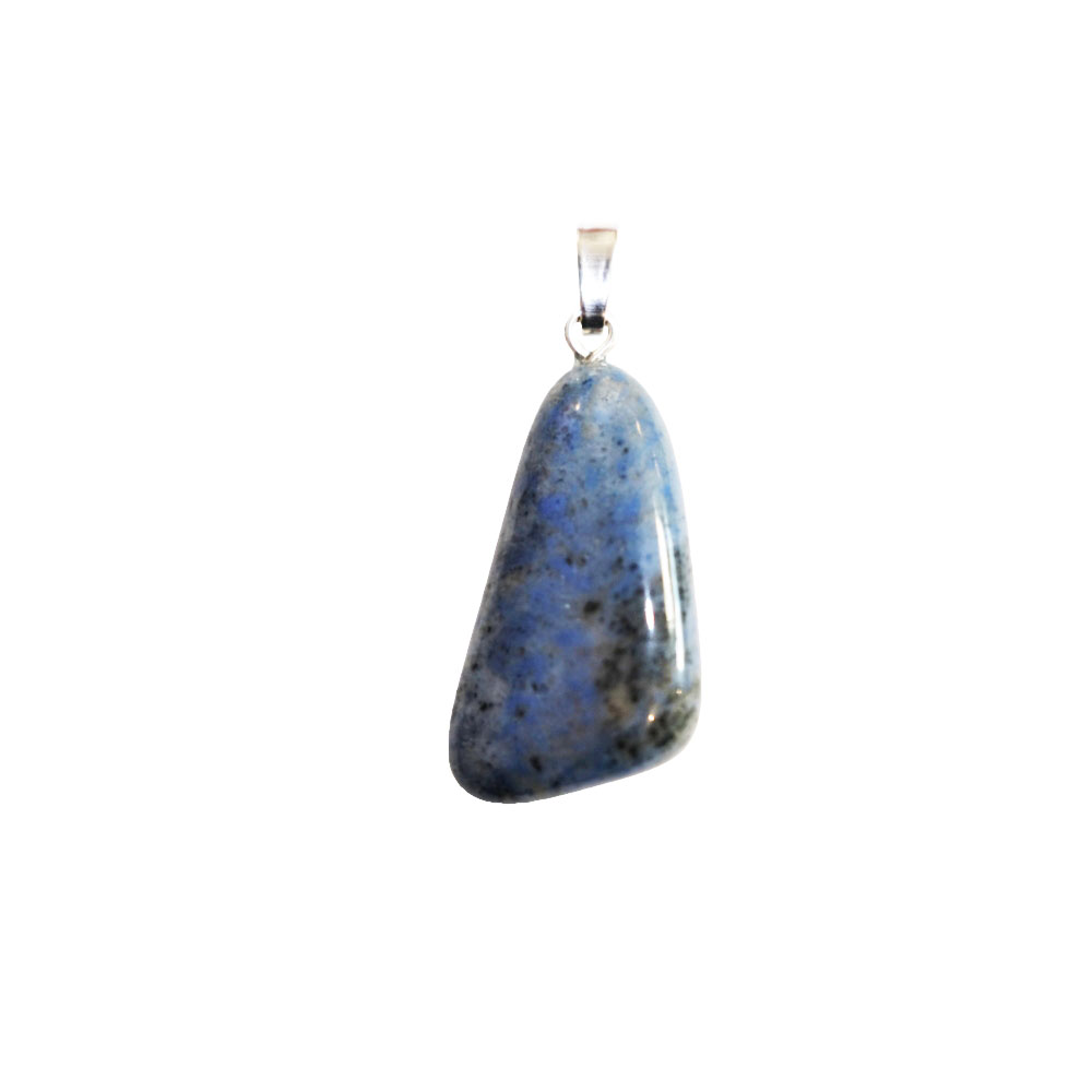 Ciondolo in Dumortierite – Pietra burattata