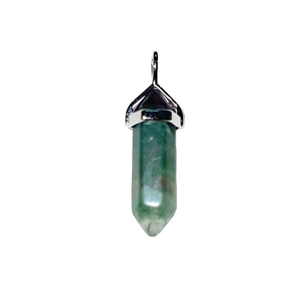Ciondolo in fluorite multicolore – Punta