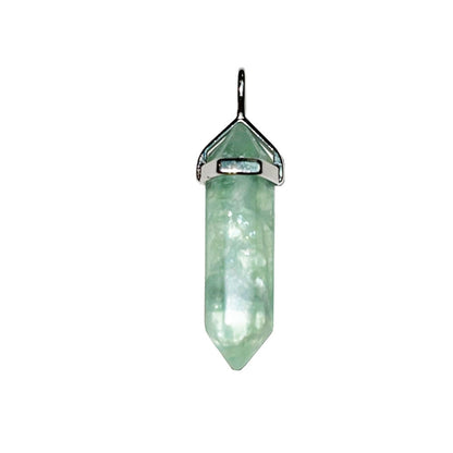 Ciondolo in fluorite verde – Punta