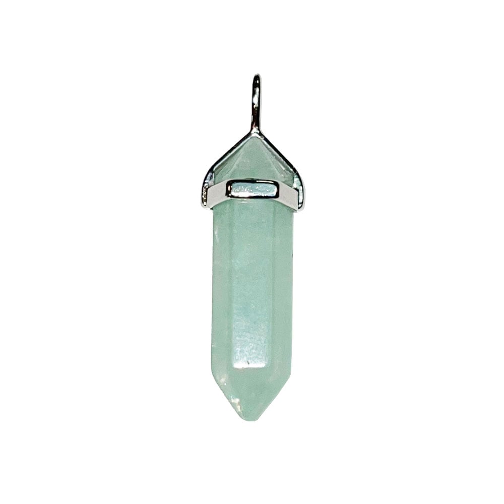 Ciondolo in fluorite verde – Punta
