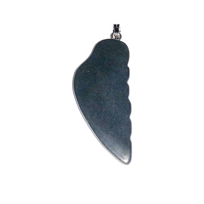Ciondolo in ematite – Ala d'angelo