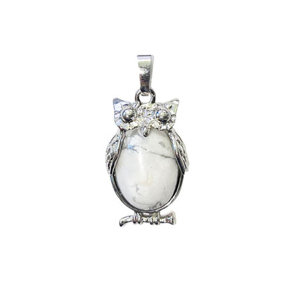 Ciondolo Howlite – Gufo