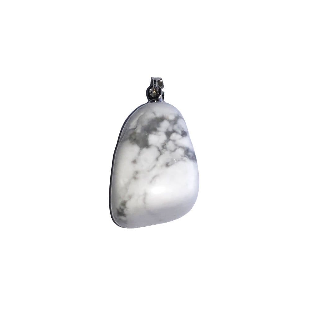 Ciondolo in howlite – Pietra burattata
