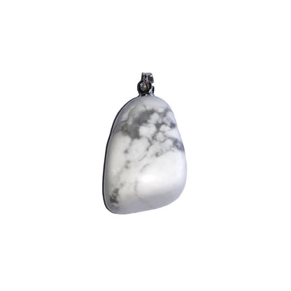 Ciondolo in howlite – Pietra burattata