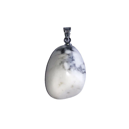 Ciondolo in howlite – Pietra burattata