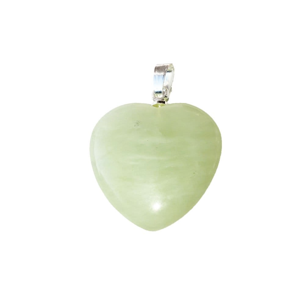Ciondolo in giada verde – Cuoricino