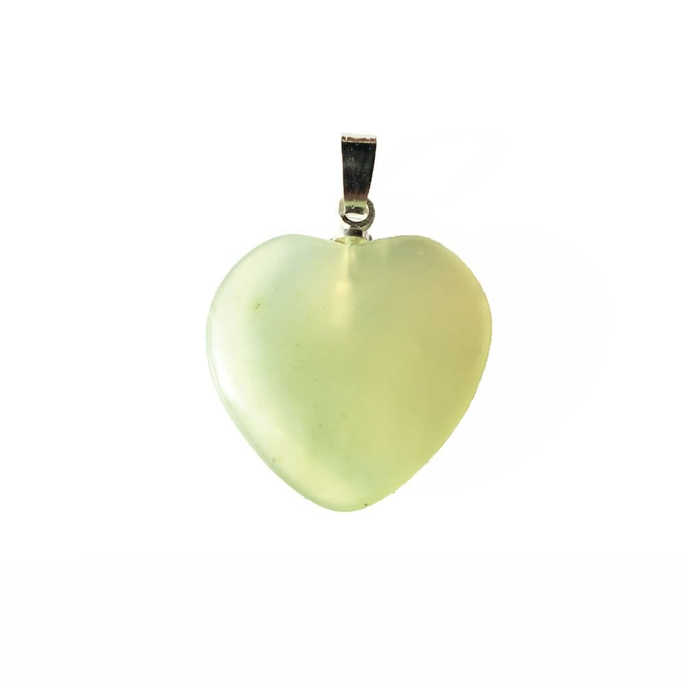 Ciondolo in giada verde – Cuoricino