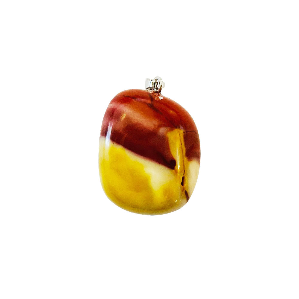 Ciondolo in Diaspro Mookaite - Pietra laminata