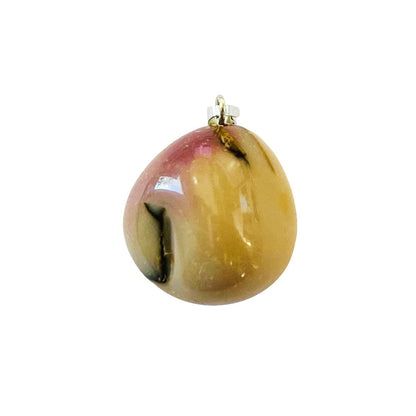 Ciondolo in Diaspro Mookaite - Pietra laminata