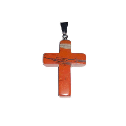 Ciondolo in diaspro rosso – Croce