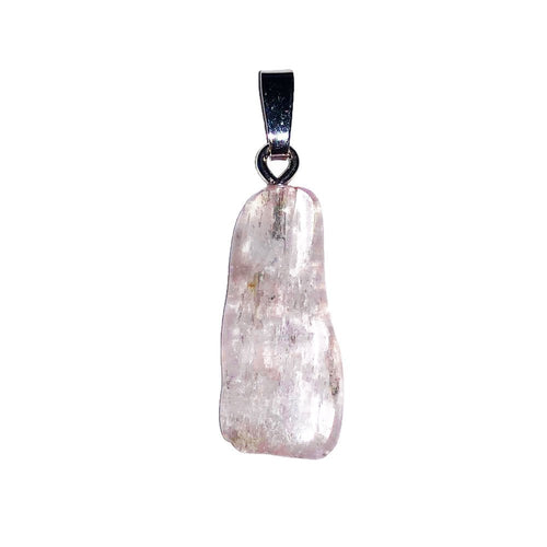 Ciondolo in kunzite – Pietra burattata