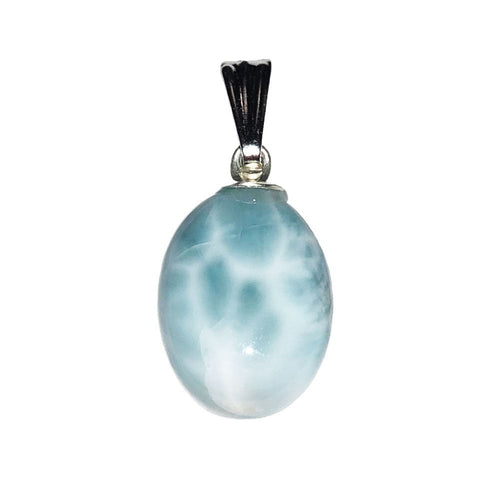 Ciondolo in larimar – Pietra piatta
