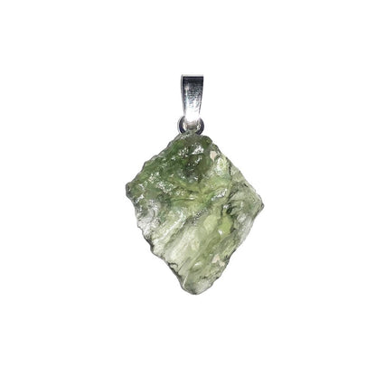 Ciondolo in moldavite – Pietra grezza