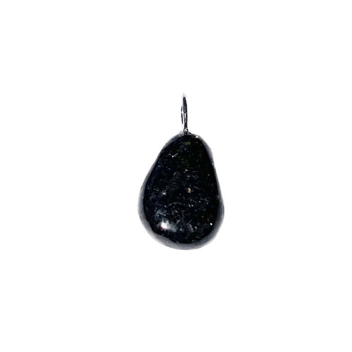 Ciondolo in nuummite – Pietra burattata