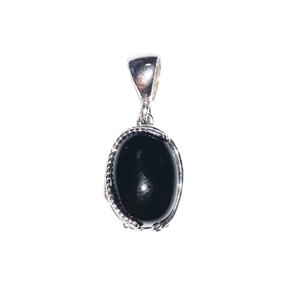 Ciondolo “Capucine” in Onice Nero – Ovale – Argento 925