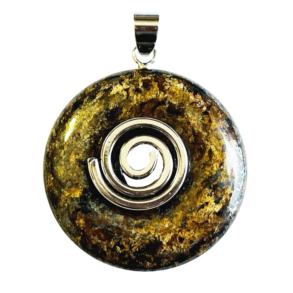 Ciondolo in bronzite – Pi cinese 30 mm