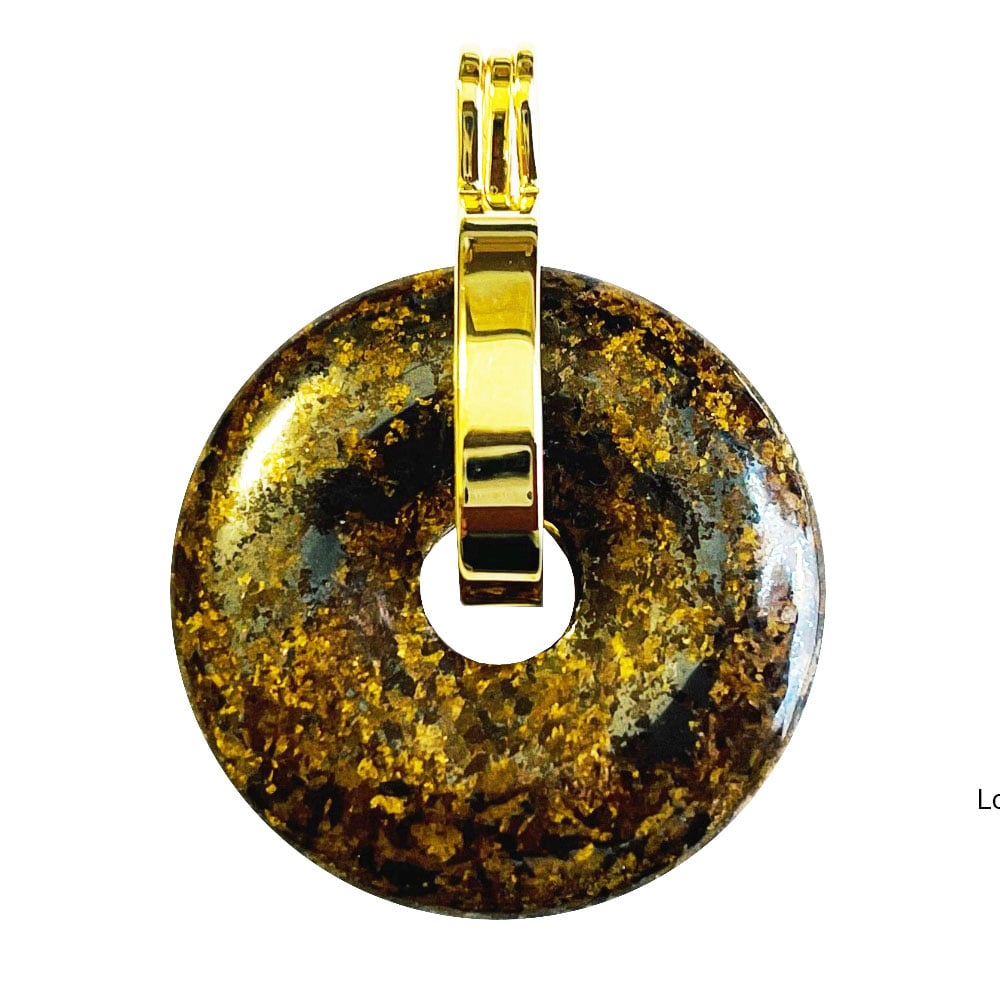 Ciondolo in bronzite – Pi cinese 30 mm