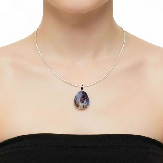 Ciondolo in pietersite – Pietra burattata