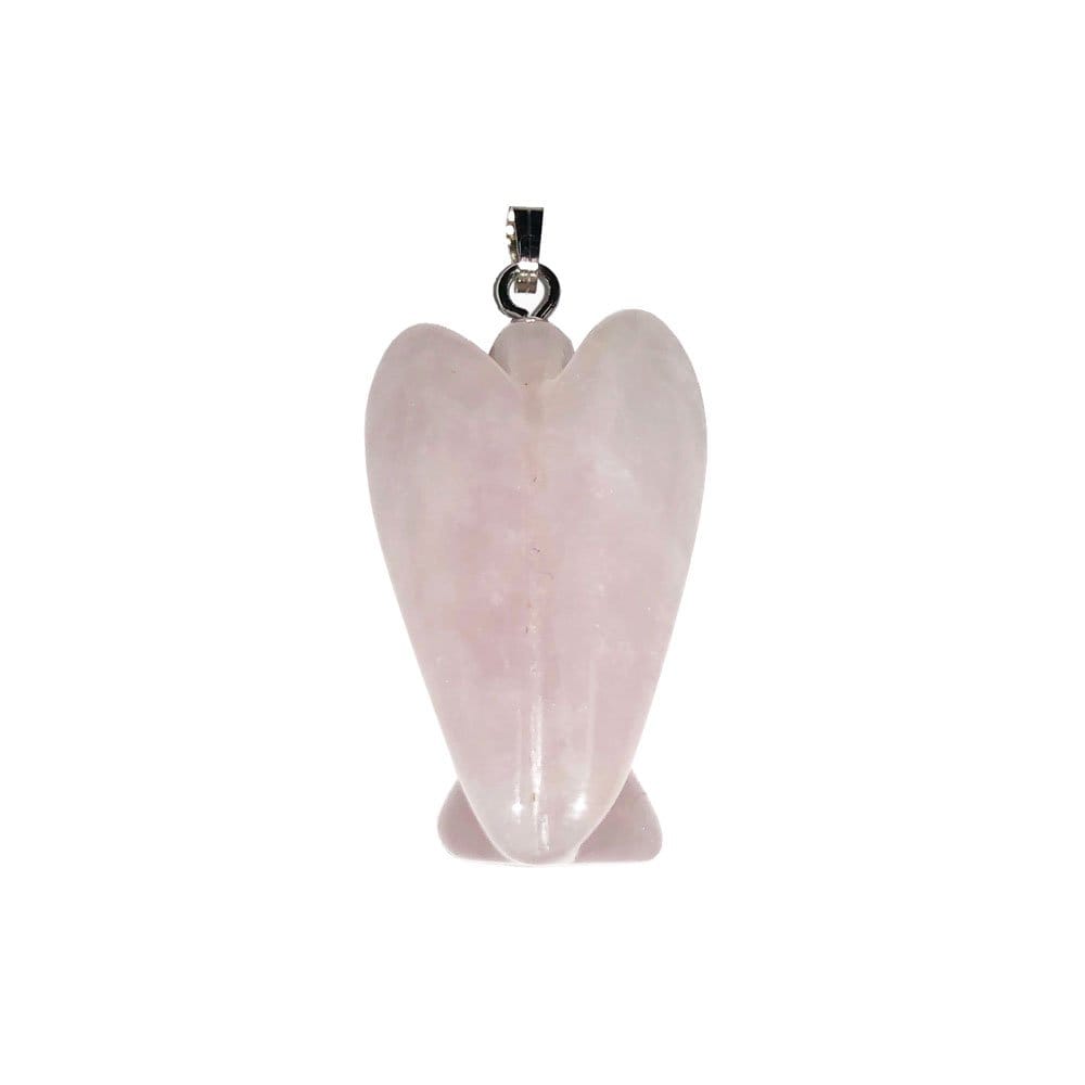 Ciondolo in quarzo rosa – Angelo