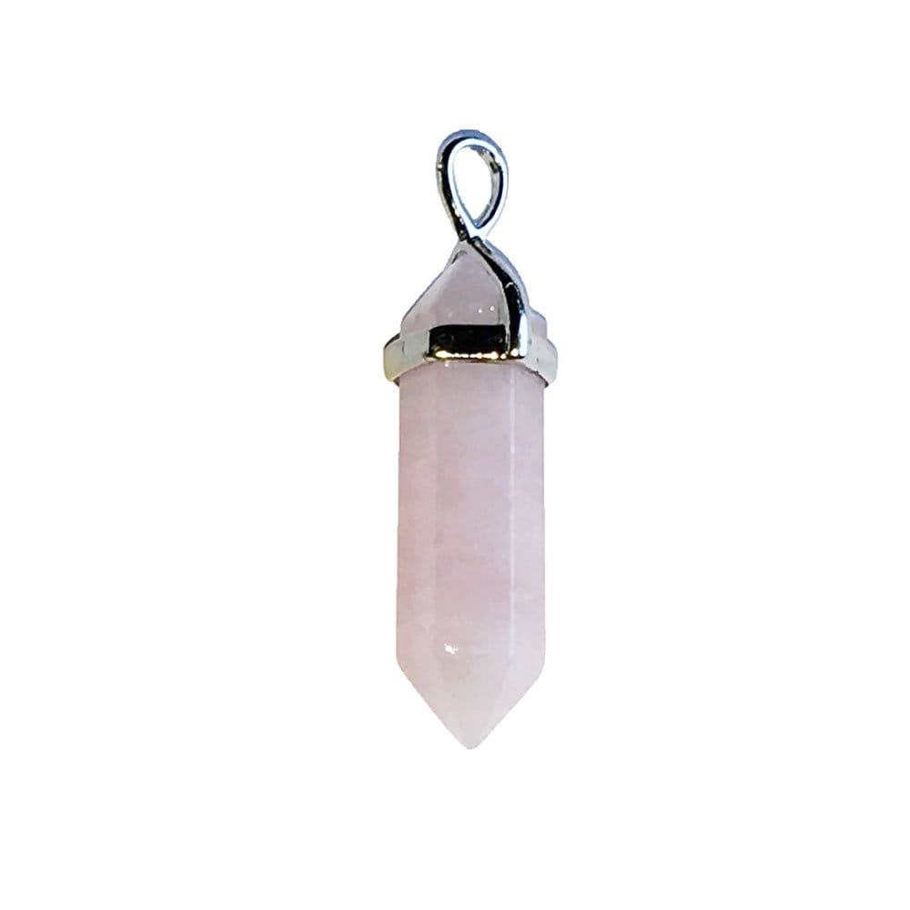 Ciondolo in quarzo rosa – Punta
