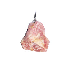 Ciondolo in rodocrosite – Pietra grezza