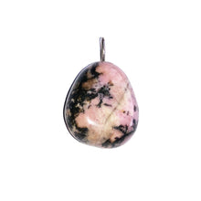 Ciondolo in rodonite – Pietra burattata