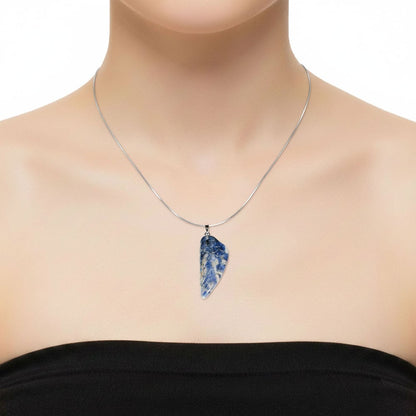 Ciondolo in sodalite – Ala d'angelo