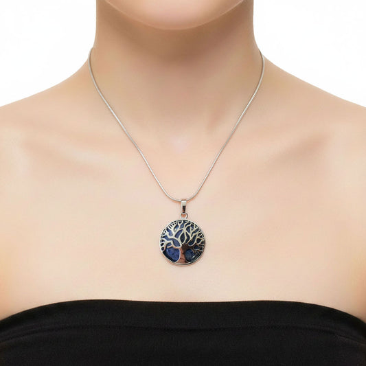 Ciondolo in sodalite – Albero della vita