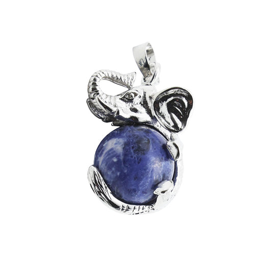 Ciondolo in Sodalite – Elefante