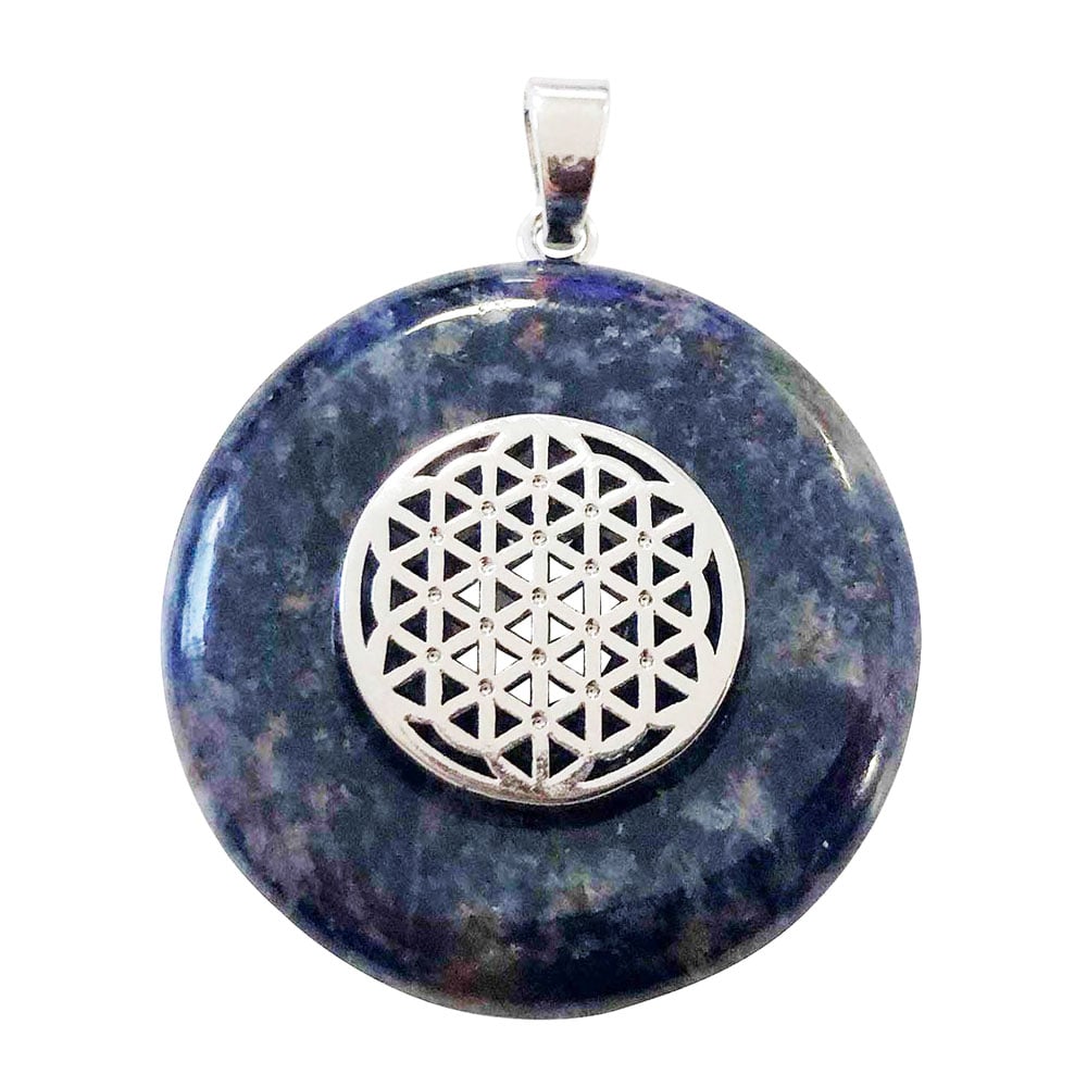 Ciondolo in sodalite – Pi cinese 30 mm
