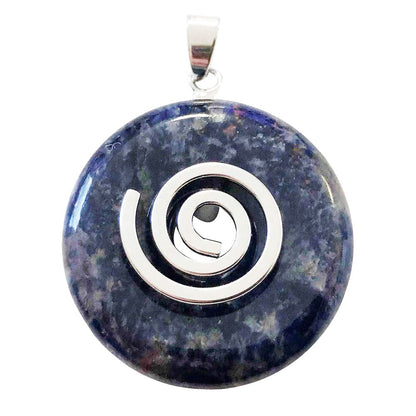 Ciondolo in sodalite – Pi cinese 30 mm