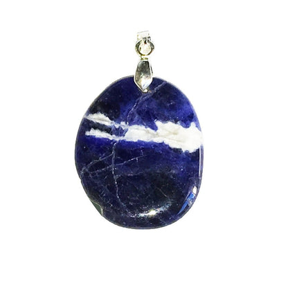 Ciondolo in sodalite – Pietra piatta