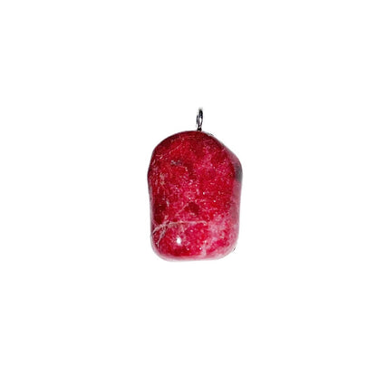 Ciondolo in thulite – Pietra burattata