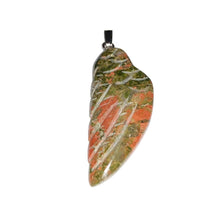 Ciondolo in unakite – Ala d'angelo
