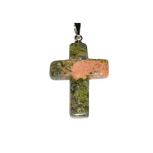 Ciondolo in unakite – Croce
