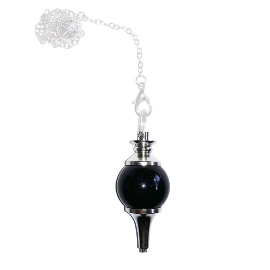 Pendolo in agata nera – Sfera