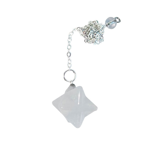 Pendolo in cristallo di rocca – Merkaba
