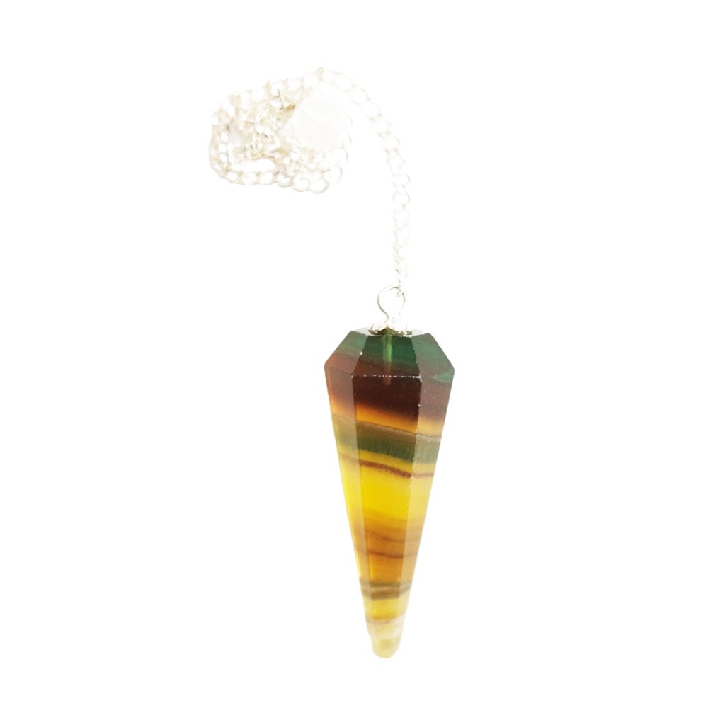 Pendolo in fluorite – Esagonale
