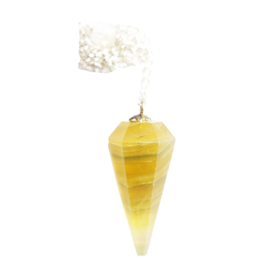 Pendolo in fluorite – Esagonale
