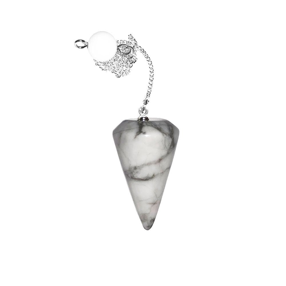 Pendolo in howlite – Cono