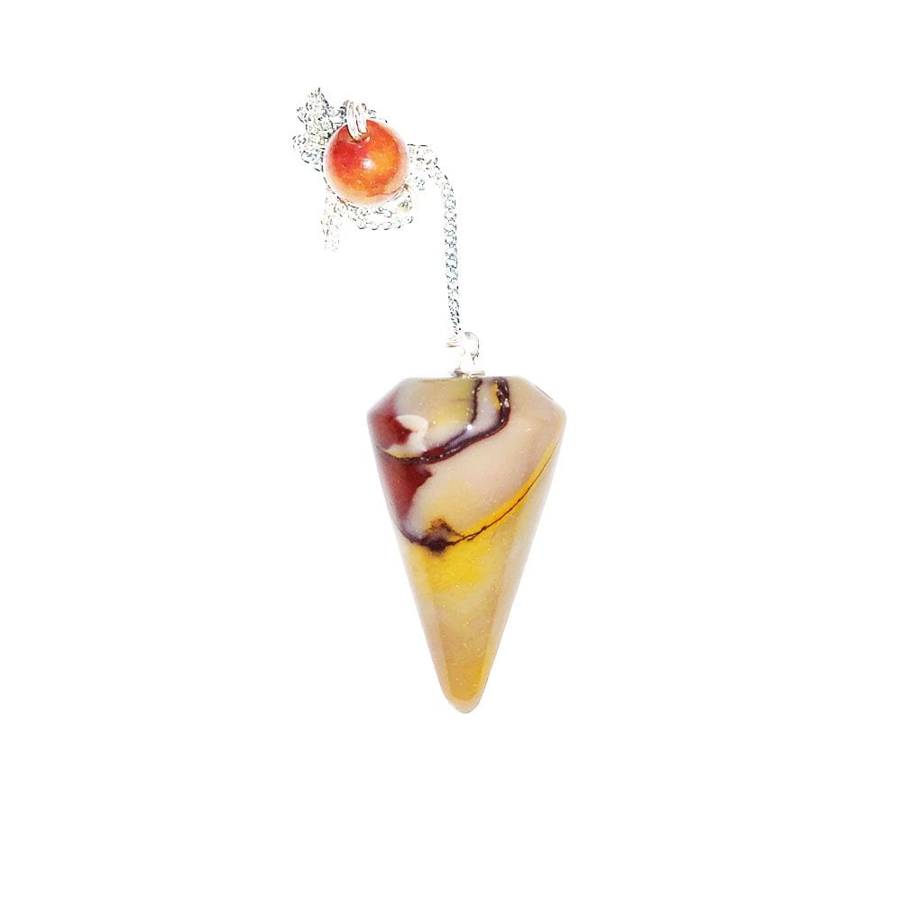 Pendolo in diaspro mochaite – Cono