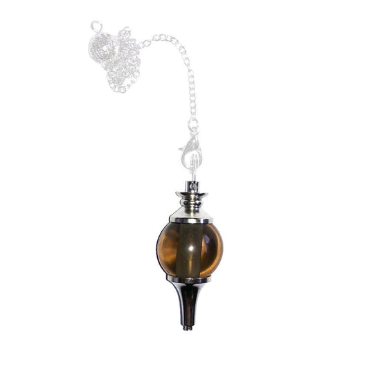 Pendolo in quarzo affumicato – Sfera